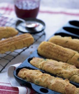 Scallion corn sticks