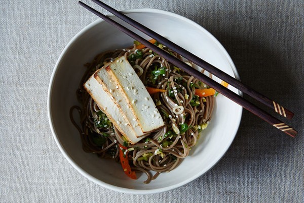 Scallion ginger noodles
