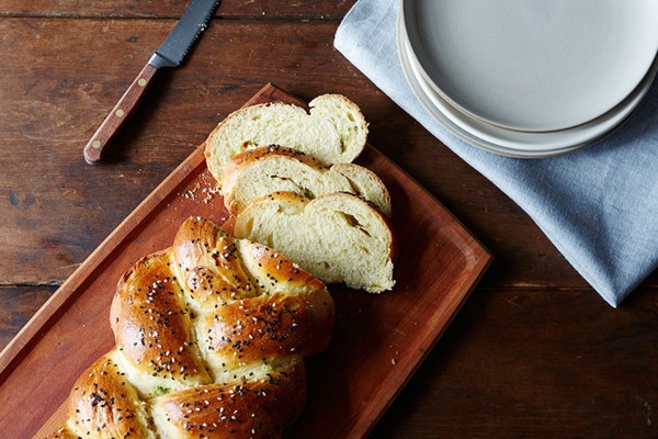 Scallion pancake challah