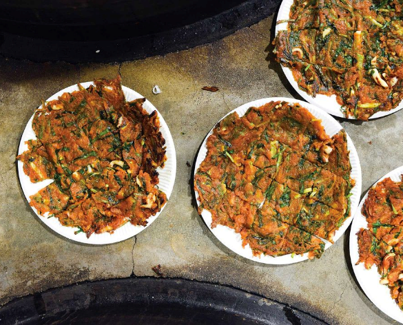Scallion pancakes (Pajeon)