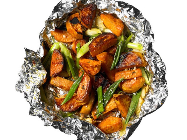 Scallion sweet potatoes 
