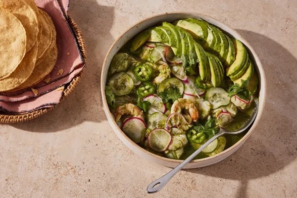 Scallop & shrimp aguachile