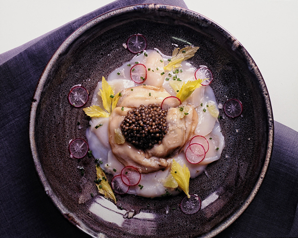 Scallop and oyster seviche