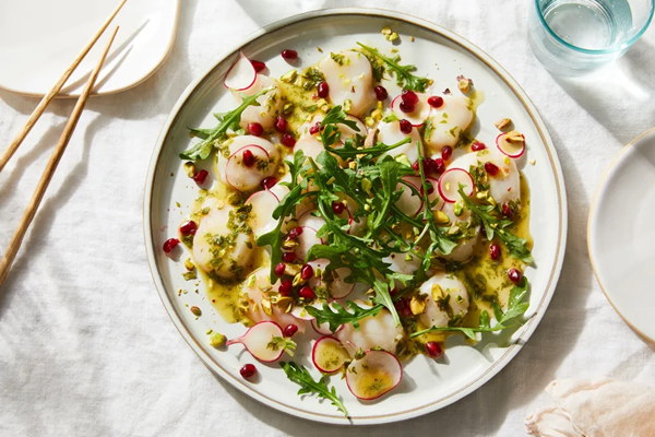 Scallop carpaccio