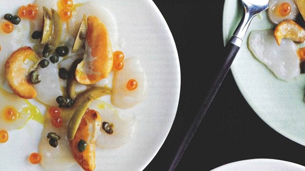 Scallop carpaccio