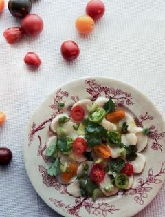 Scallop ceviche
