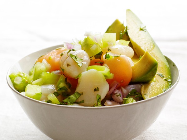 Scallop ceviche