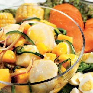 Scallop mango ceviche