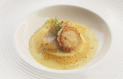 Scallop mousse