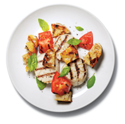Scallop panzanella