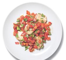 Scallop salsa cruda