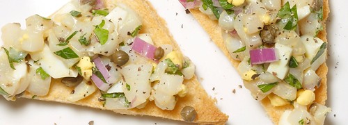 Scallop tartare