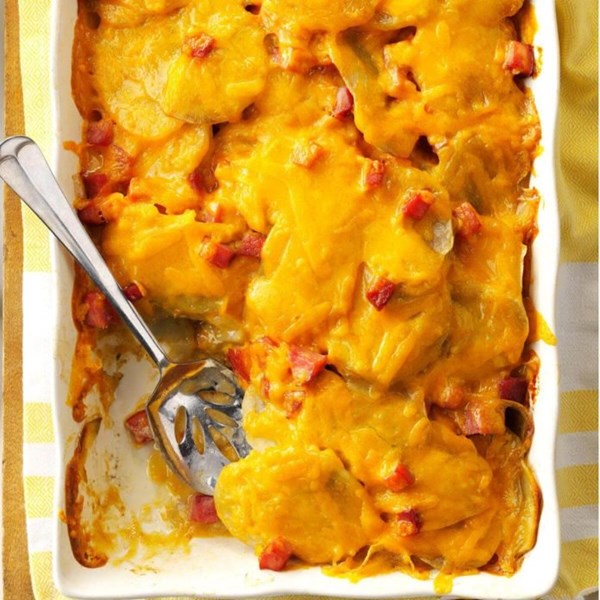 Scalloped potatoes ‘n’ ham