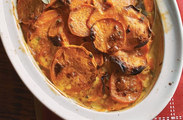 Scalloped sweet potatoes