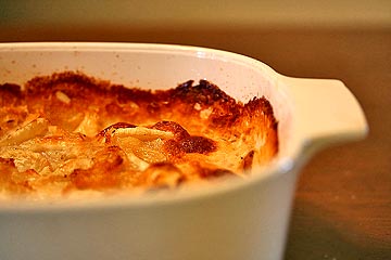 Scalloped turnips