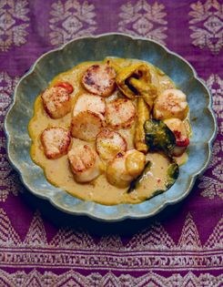 Scallops gulai
