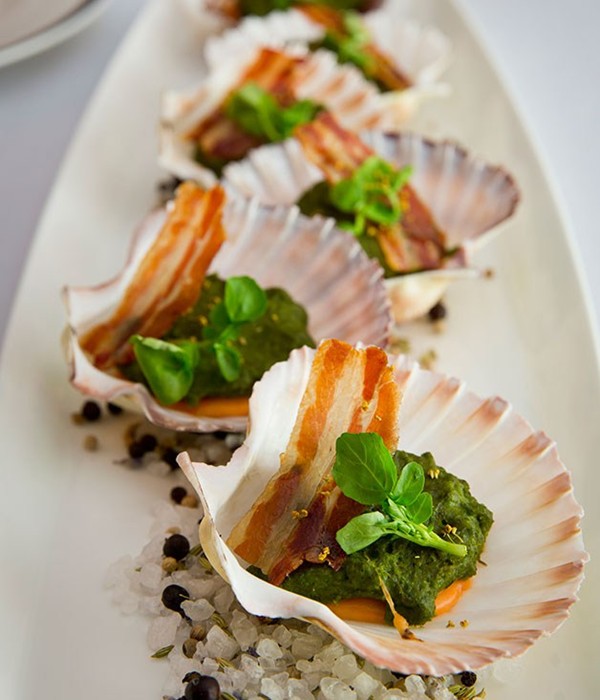 Scallops Rockefeller