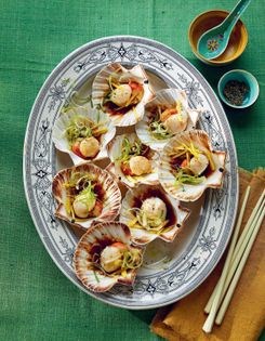 Scallops with ginger & black pepper (Ching jing dai zi)