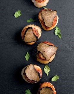 Scallops with truffles [Mary Smiley]