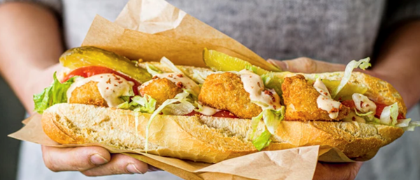 Scampi po' boy
