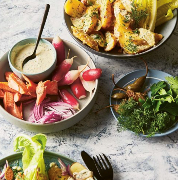 Scandi breakfast salad