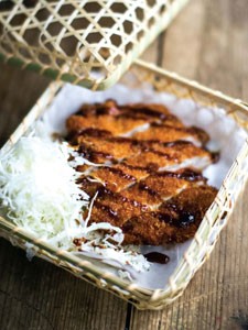 Schmaltz-fried chicken katsu
