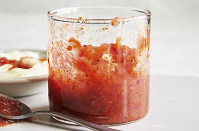 Scotch bonnet & garlic hot sauce