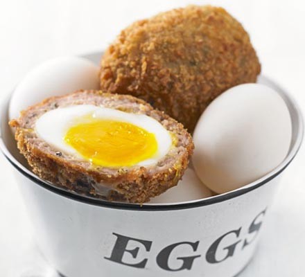 Scotch duck eggs