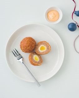 Scotch quail eggs