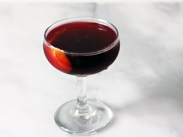 Scotch sherry & concord cocktail