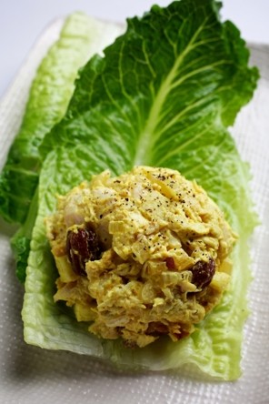 Scott Drewno's chicken curry salad
