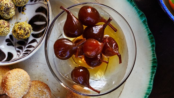 Scott Peacock's brandied figs
