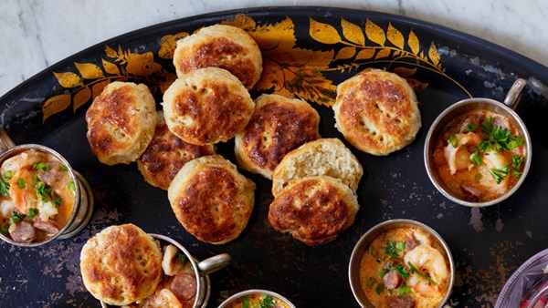 Scott Peacock's crusty buttermilk biscuits