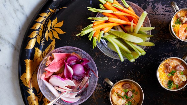 Scott Peacock's quick-pickled crudités