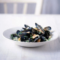 Scottish mussel brose