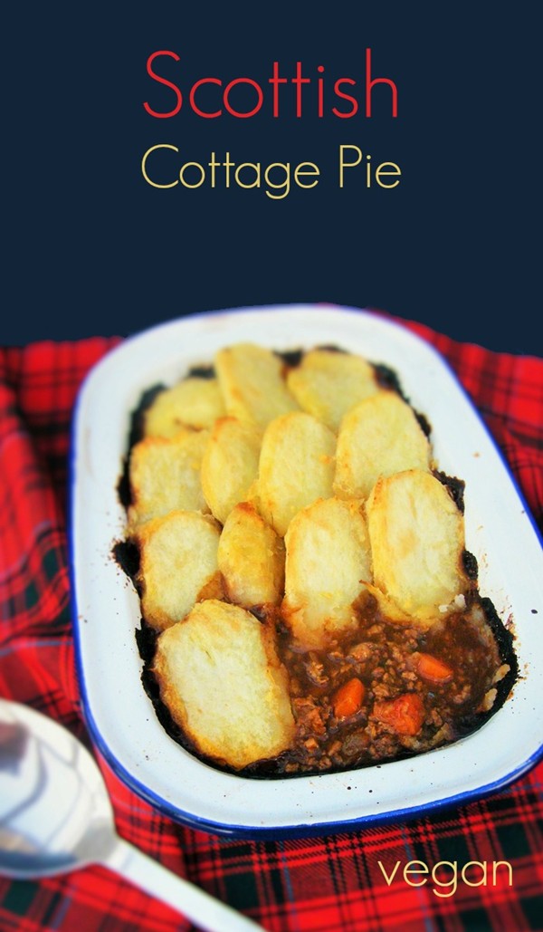 Scottish vegan cottage pie