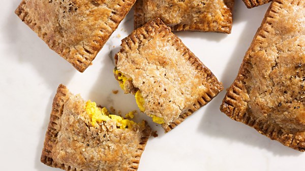 Scrambled-egg and sausage pocket pastries