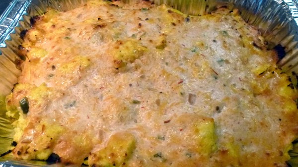 Scrambled egg casserole