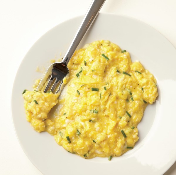 Scrambled eggs, Mark's way