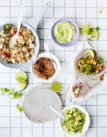 Scrambled tofu wraps