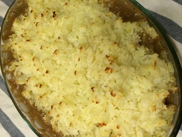 Scrummy shepherd's pie