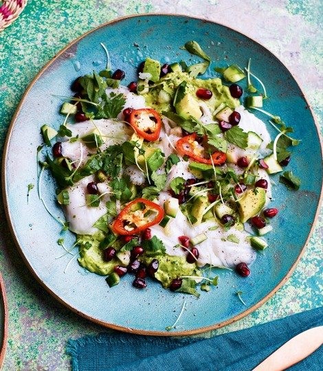 Sea bass ceviche