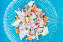 Sea bass ceviche (Don ceviche)