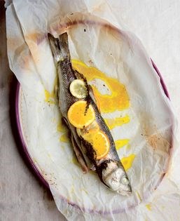 Sea bass en papillote