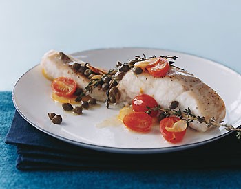 Sea bass in papillote