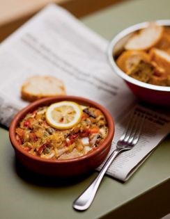 Sea bass stew (Levrek güveç)