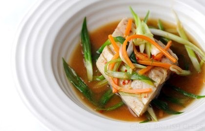 Sea bass with Chinese spice