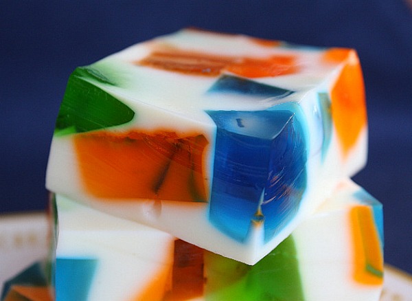 Sea glass jello