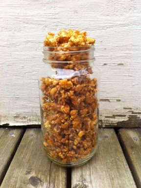 Sea salt and caramel popcorn