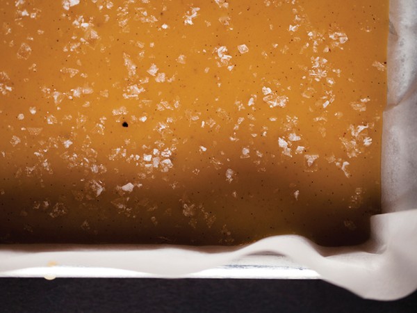Sea salt and vanilla caramels